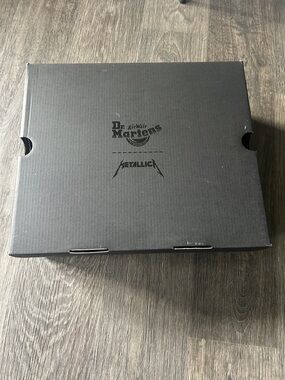 Dr. Martens Black Metallica Collaboration Shoe Box NO SHOES INCLUDED